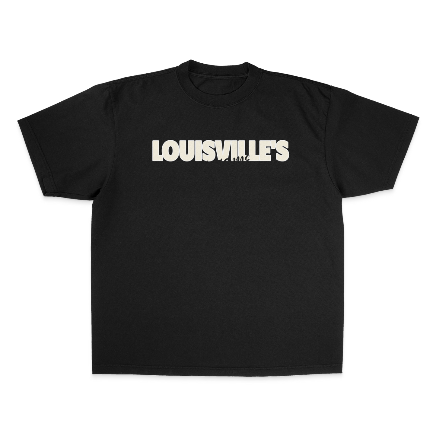 Louisville's Awesome 2nd Gen WHITE/BLACK. Garment Dye Max Heavyweight Shirt